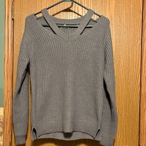 Maurices Charcoal V-Neck Sweater